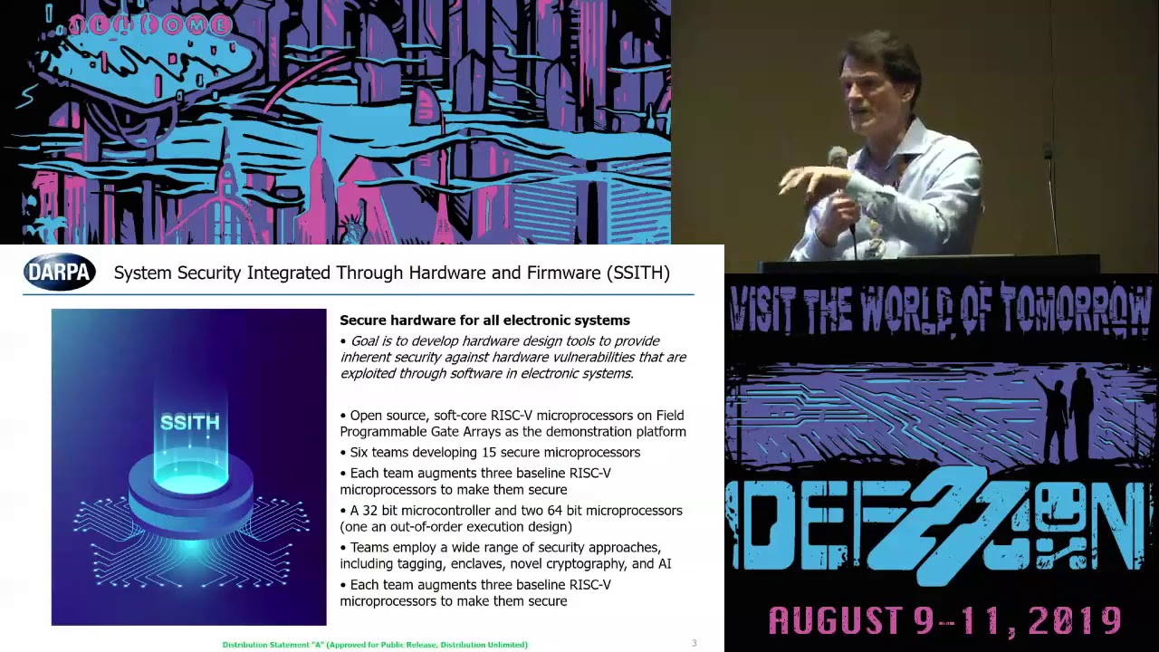 Dr Linton Salmon - The DARPA SSITH Program at DEFCON - DEF CON 27 Voting Village