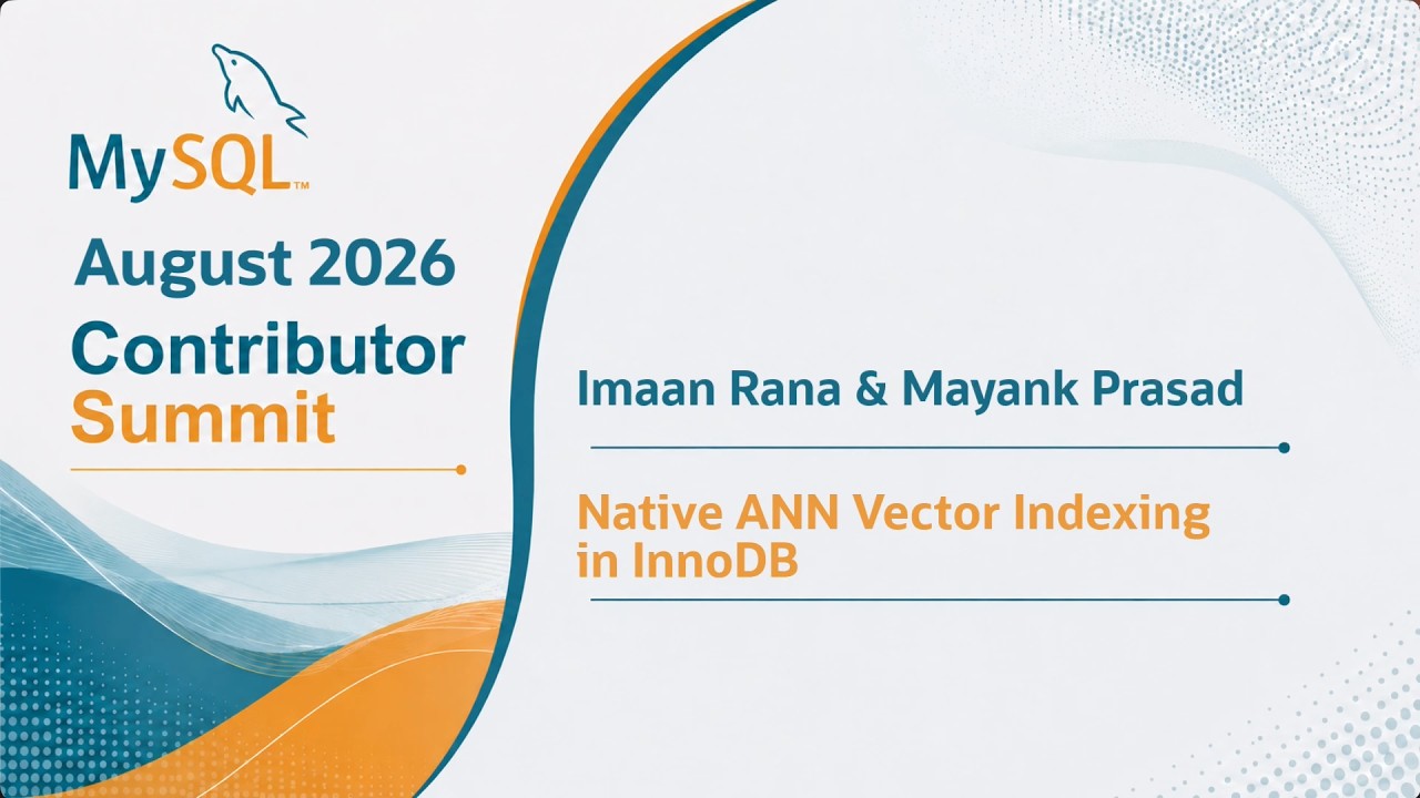 Native ANN Vector Indexing in InnoDB