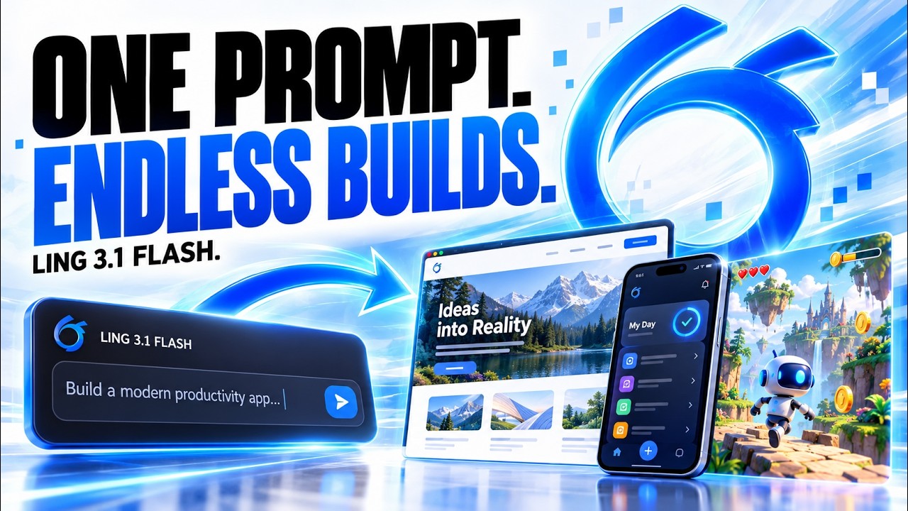 Build Anything with Ling 3.1 Flash! 🤯