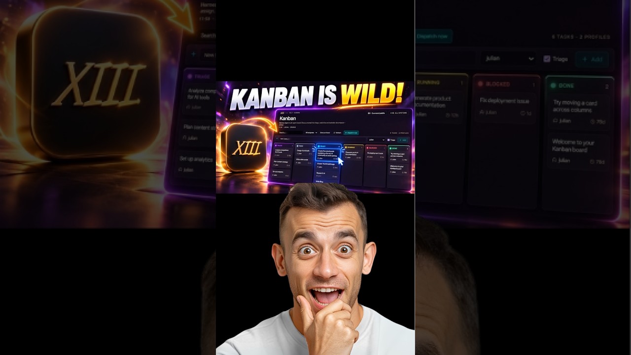 NEW Hermes Kanban Agent Is WILD!