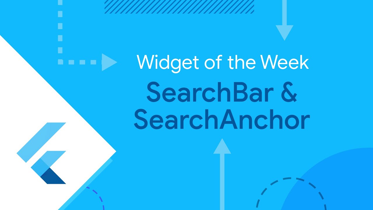 SearchBar & SearchAnchor (Widget of the Week)