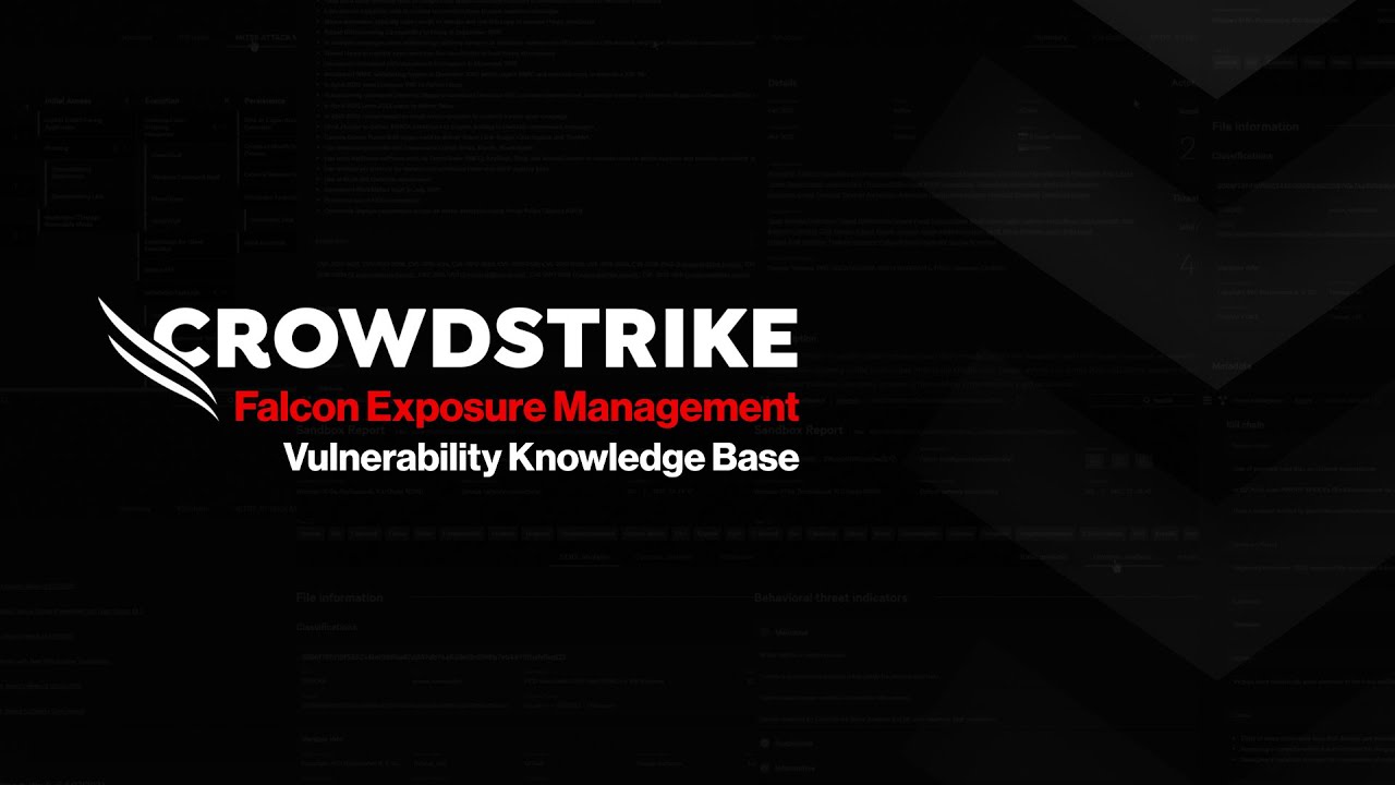 Falcon Exposure Management Vulnerability Knowledge Base: Demo Drill Down