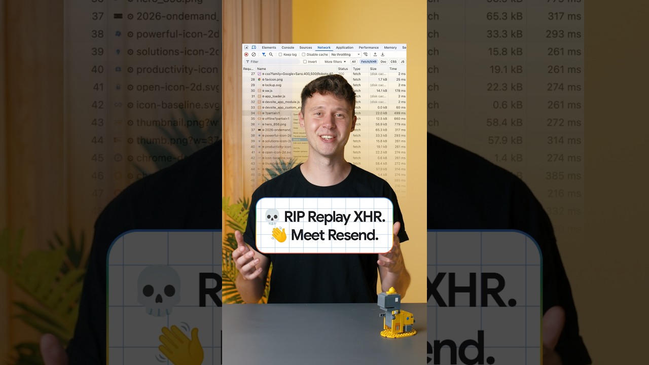 RIP Replay XHR, Meet Resend