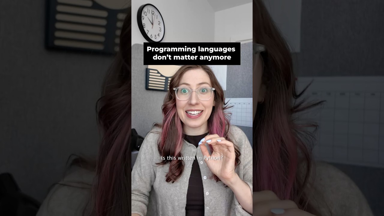 Programming languages don't matter anymore