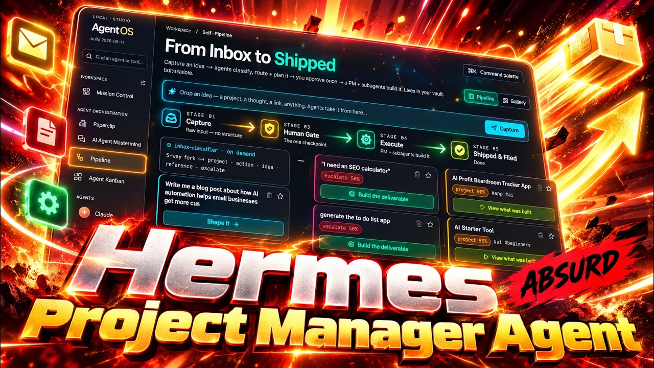 NEW Hermes Project Manager Agent is ABSURD!