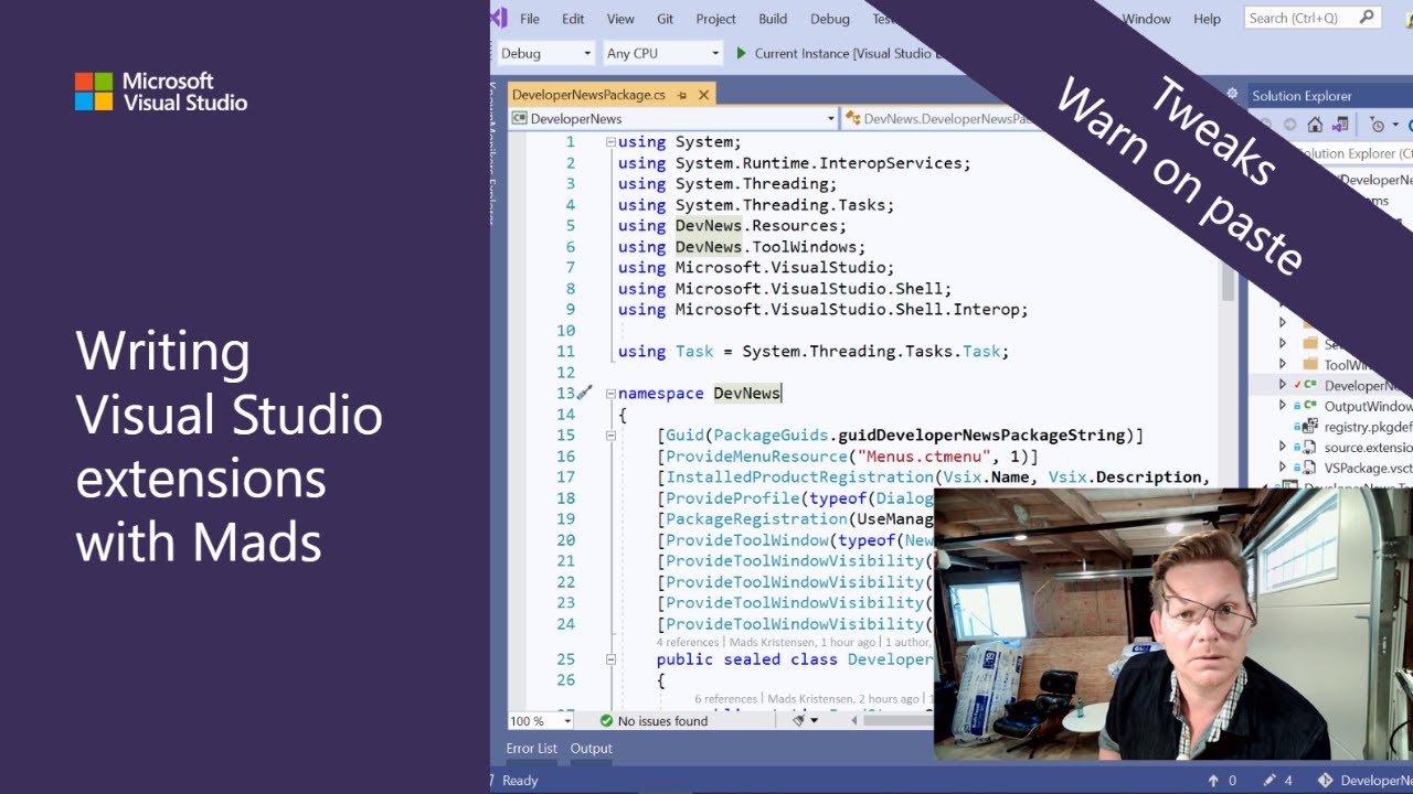 Writing Visual Studio Extensions with Mads - Controlling the clipboard