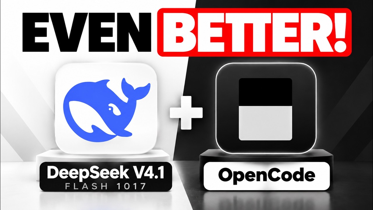 DeepSeek V4.1 Flash 1017 + OpenCode Just Got BETTER!